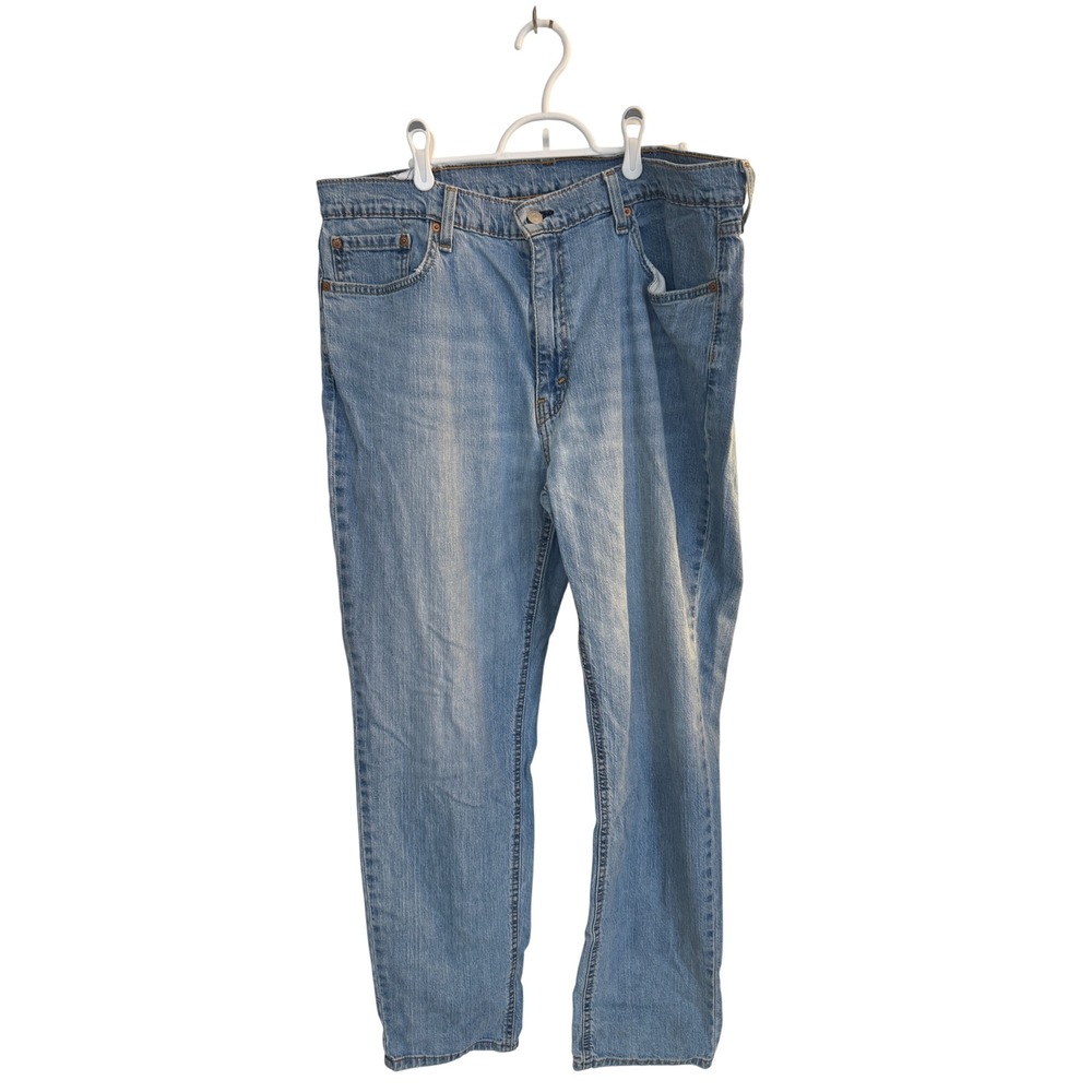 Levi's Jeans Mens 40x32 Blue 531 Athletic Slim‎ Taper Stretch Light Wash Denim